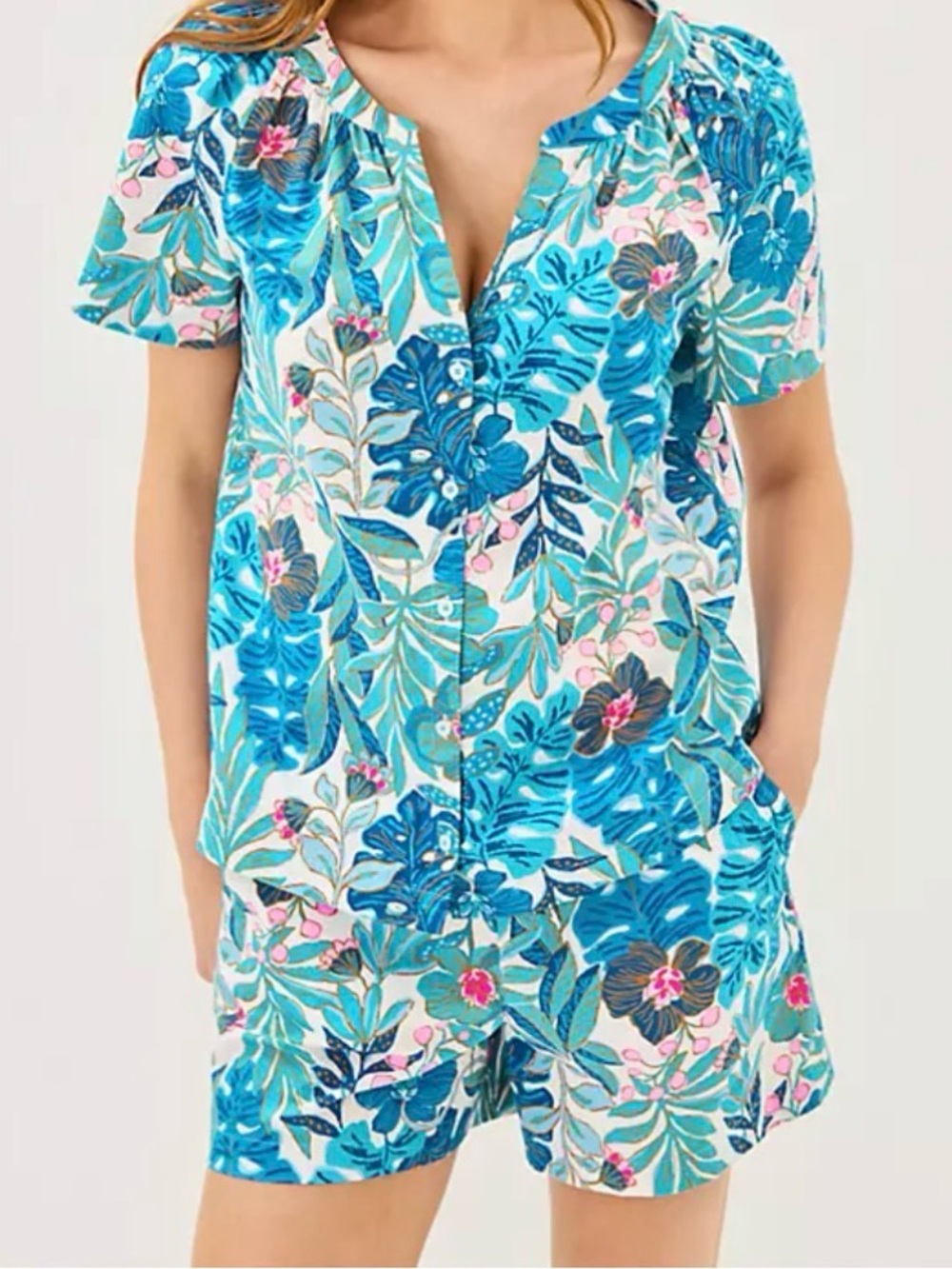 NWT Lilly Pulitzer XL 4" Abrianna Woven Pajama Boxer ✨Retail💲78